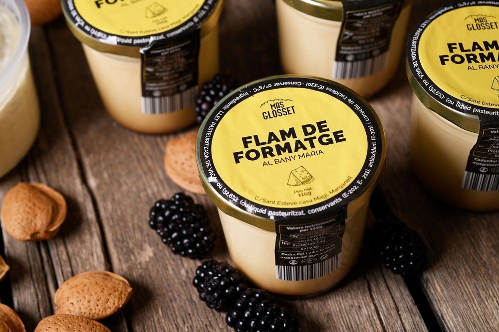 Flam de formatge, pack de 6 unitats