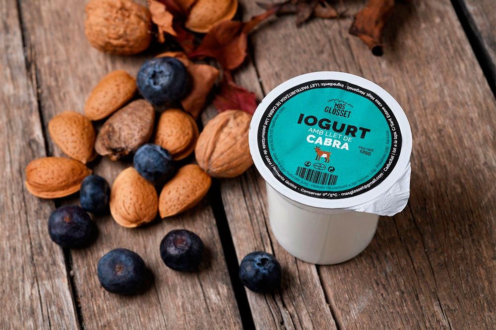 Iogurt amb llet de cabra, pack de 4 unitats