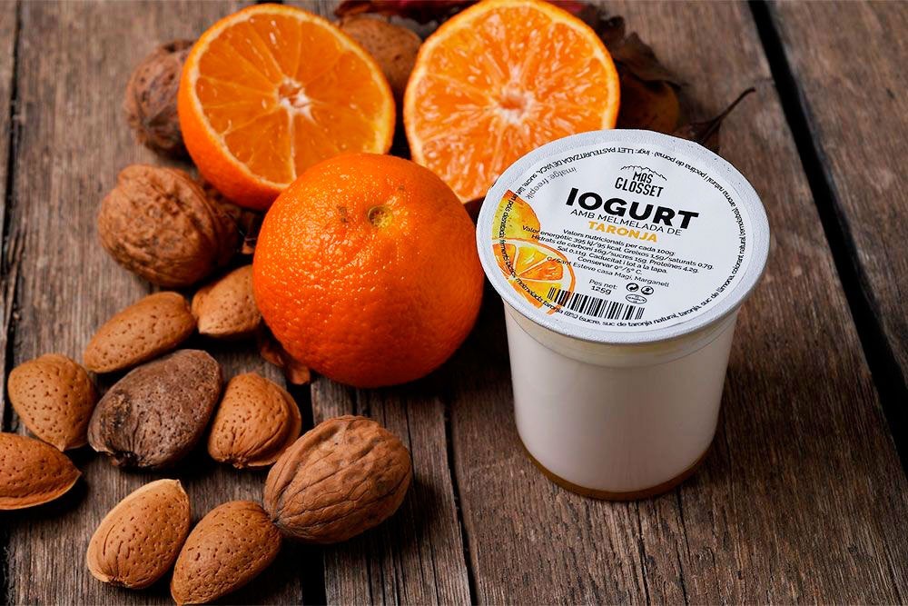 Iogurt de taronja, pack de 4 unitats